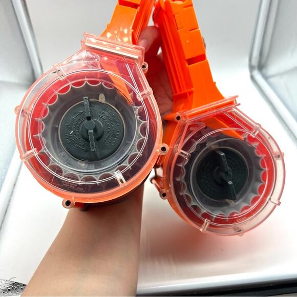 NERF Elite N-STRIKE 25 Max ROUND DRUM Barrel Ammo Magazine Clip SET of 2 - Picture 5 of 8